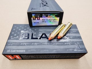 .450 Bushmaster/250grs. FTX Hornady Black 20 stk. No. 82246