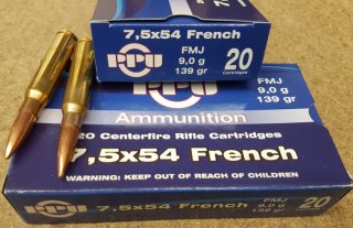 7,5x54 French/ MAS /139grs FMJ PPU 20 Stk. A-691 #