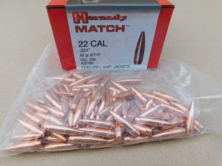 .224/68grs Hornady Match HPBT Geschosse 100 Stk No. 2278 #