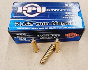 7,62 Nagant/98grs A-470 PPU FPJ 50 Stk.