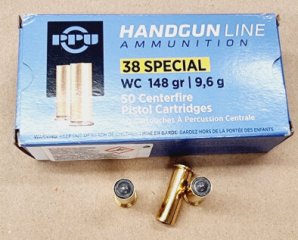 .38special/148grs A-049 PPU WC 50 Stk.