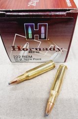 .222/50grs Spire Point Match No.83168 Hornady 50 stk.