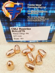 .45/230grs. Frontier RN 500 Stk.