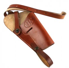 US. Army Holster Gürtelholster M3 WWII Colt1911 Schulterholster braun
