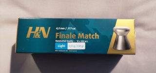 H&N Finale Match Light 4,5mm Diabolos