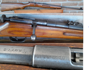KK-Gewehr Suhl Lieferer Nr. 1001