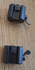 Aufkipp Montageblöcke Zeiss Schiene