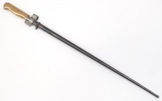 Französisches Lebel Bajonett Mle. 1886-15 Messinggriff, nummerngleich (Lebel, Berthier, Chassepot)