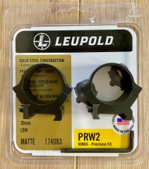 Leupold PRW 2 Montage Ringe 30mm LOW Weaver / Picatinny (Blaser, Sauer, EAW, Zeiss, Meopta, Swaro,