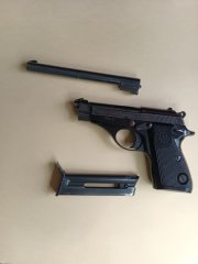 Pistole Beretta 70 (71? / 74?) mit 6 Zoll Wechsellauf
