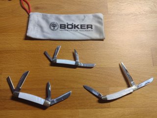 3 Böker Magnum Miniatur Taschenmesser