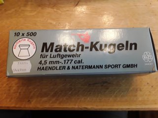 5000 Luftgewehrkugeln H&N 4,5mm/.177