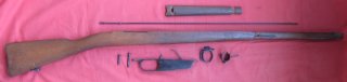 Gewehrschaft & freie Metallteile –Carcano Mod. 91/41, cal. 6,5x52