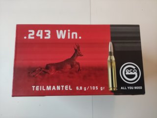 Geco .243 Win Softpoint Teilmantel 6,8g 105 grs.