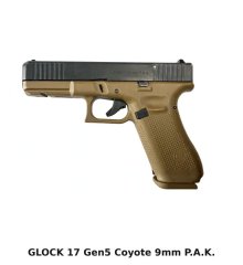 Glock 17 Gen5 Coyote 9mm P.A.K. PTB 1068 im orig. Glock Coyote Koffer + 3 Magazine + Kaufbeleg