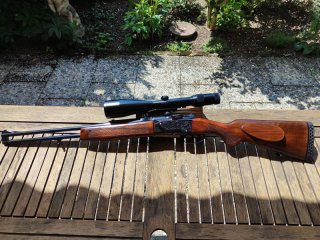 Brno ZH Bockdoppelbüchse 7x65 R / 7x65 R // Blaser Brückenschwenkmontage // Docter 3-12x56 VZF