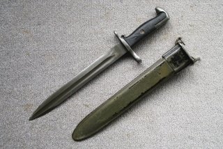 Bajonett Seitengewehr für US Garand M1 Hersteller AFH 1943 American Fork & Hoe 2WK Fertigung nicht M