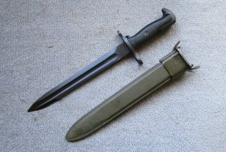Bajonett Seitengewehr für US Garand M1 Hersteller UC Utica Cutlery 1942 PAL MODE 2WK Fertigung Flami