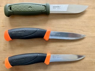 3x Morakniv Messer Bundle – 1x Bushcraft Forest + 2x Companion