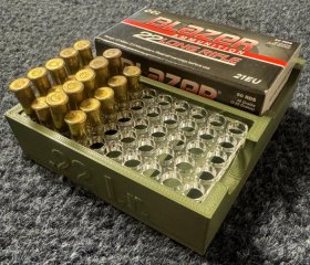KK Munitionsentnahmehilfe Box .22lr .22lfb .22l.r. CCI Blazer - Ruger Anschütz Walther Feinwerkbau