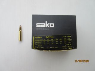 .222 Rem. Patronen Soft Point