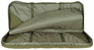 Gewehrtasche f. 2 Langwaffen bis 95cm Oliv m. Trennwand + Rucksackgurte – Doppel Futteral