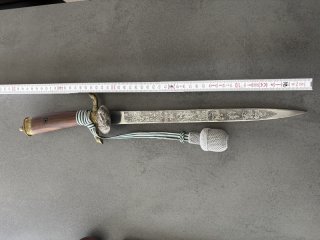 Hirschfänger , Forst , Troddel , Forstbeamte