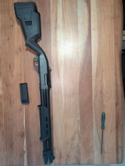 Remington 870 Tactical | Kal. 12/76 | Magpul SGA Schaft & MOE M-LOK| XS Ghost Ring Visierung