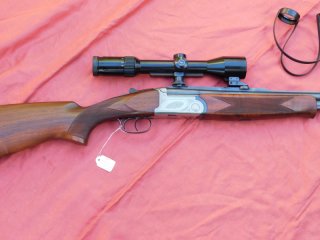 Bockbüchsflinte 30-06 und 12/70 mit ZF Nickel Marburg 1,5-6x42 auf Schwenkmontage