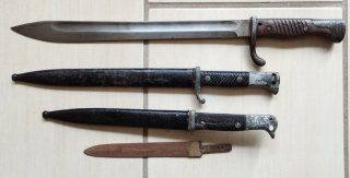 Bajonett Sammlung Wehrmacht, WK1, 98/05, 84/98 Ausgeh-Seitengewehr, etc.
