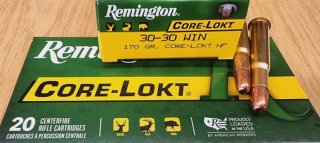 .30-30Win/170 Remington Core Lokt HP 20 Stk. No.30303 Die Letzten!!