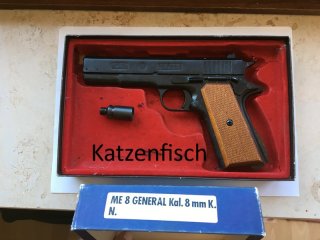 ME8 General von 1989, PTB 437, optimiert vom Büchsenmacher (LESEN!!!), mit Karton und Abschussbecher