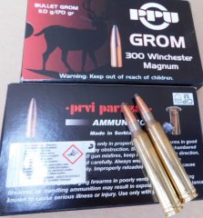 .300WinMag/170 grs. Grom PPU A-377# 20 stk.