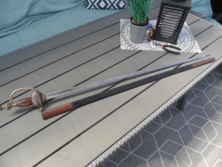 Rapier / Degen / Säbel mit Scheide 1828