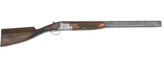 Lütticher Bockflinte Jagdgewehr FN Browning B25 Kal 12/70 Bj. 1969, Louis Acampo-Gravur, tiptop!