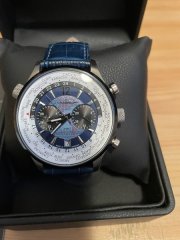 Herren Armbanduhr Chrongraph Weltzeituhr