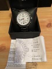 GPS Herrenarmbanduhr Fliegeruhr