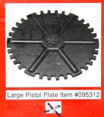 1x HORNADY #095312 CASE FEEDER PLATE LARGE PISTOL | AmmoPlant Hülsenzuführplatte 38 357 Mag 40 44 45