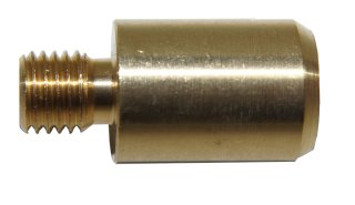 1x BALLISTOL Gewinde Adapter #23316 PARKER HALE Putzstock Ø 12,5mm PH Außen 12,5 auf M5 INNENgewinde