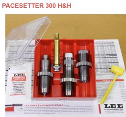 LEE 3-Die-Pacesetter Langwaffen Matrizensatz-SET Full-Length | .300 H&H 300 Holland und H #90560 NEU