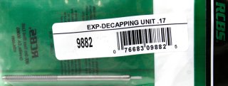 RCBS #9882 EX-Decapping UNIT .17 #09882 Zündhütchen Ausstoßerspindel komplett für Kalibrier Matrizen