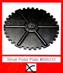 1x HORNADY #095310 CASE FEEDER PLATE SMALL PISTOL | AmmoPlant Hülsenzuführplatte .32 .38 Super 9mm