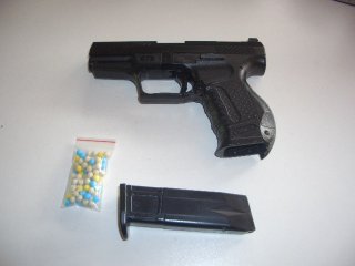 Walther P99 Softair Federdruck - ab 14, <0,5 Joule Pistole BB Walther P99 Softair