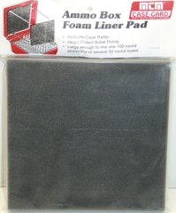 MTM FOAM LINER FOR AMMO BOXES #FL-1-42 Protect | Schaumstoffeinlage für Patronenboxen 18x18x1,5cm