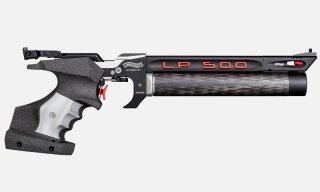 PRESSLUFTPISTOLE WALTHER LP500-M EXPERT - "ROT" - "MEISTERMANUFAKTUR" - "MECHANISCHER ABZUG"