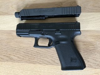 Wechselsystem für Glock Pistolen: Gen4 / Gen5 / MOS Fast jedes Modell möglich! 17 19 21 26 30 31 32