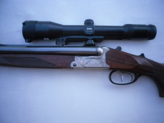 Drilling - Krieghoff Mod. Plus 30.06 & 12/70 mit Schwenkaufnahme und ein Zeiss VM 1,5 X42