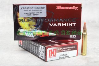 Hornady V-Max .223 Rem. 53gr. 3,4g 20 Stück 2008025