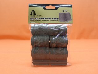UTG Picatinny Rail Cover (RB-HP12D-B) FDE Low Profile Rubber Rail Guard ca. 5cm lang/ VE 12 Stück