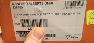 neuheit Tikka T3x ACE Target schwarz 308 Win 66cm Lauf SOFORT AB LAGER